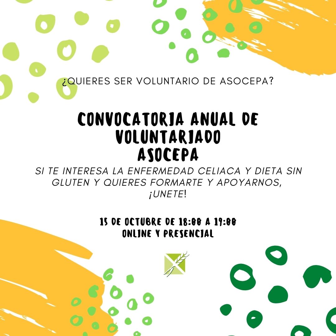 CONVOCATORIA ANUAL DE VOLUNTARIADO ASOCEPA