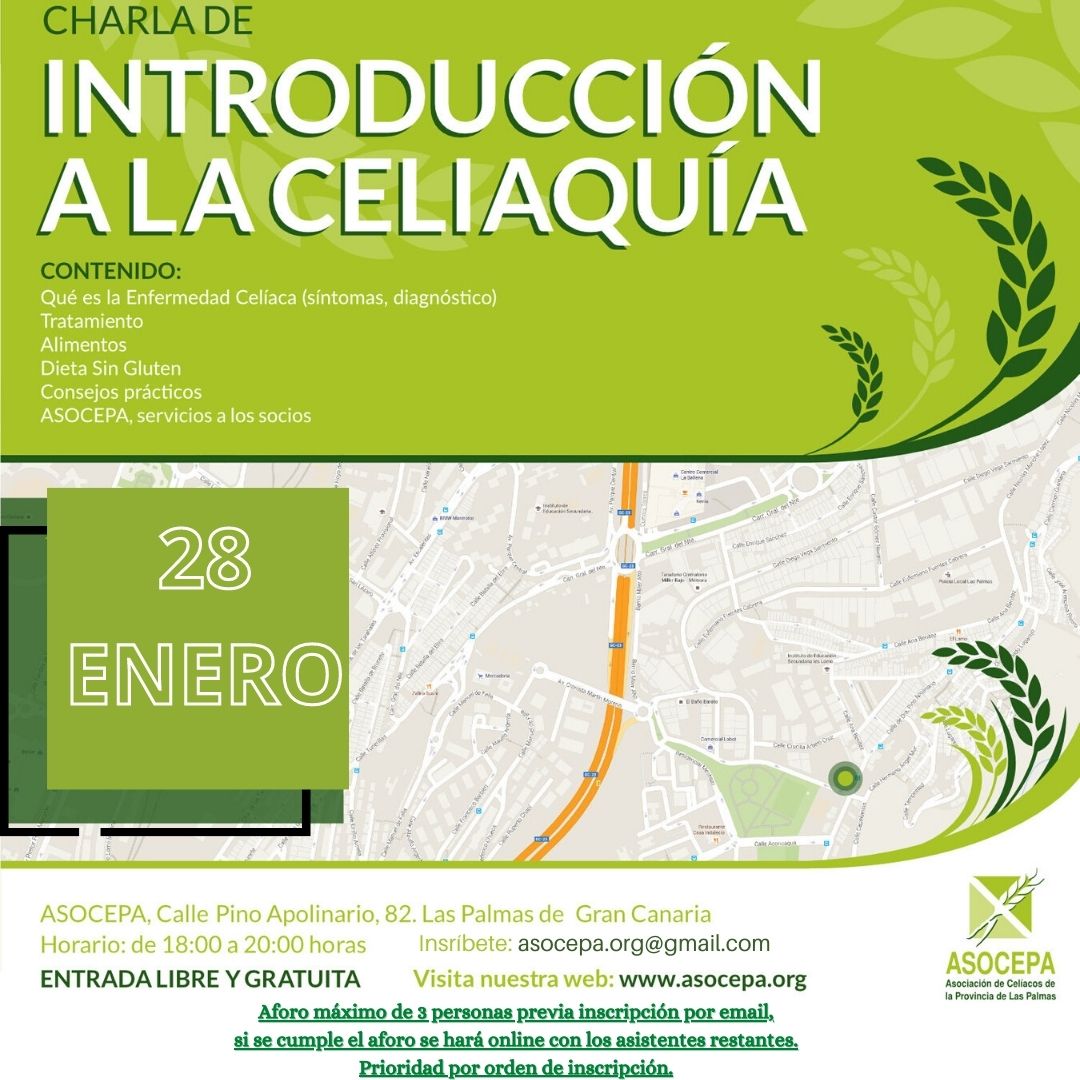 Cartel charla mensual Enero