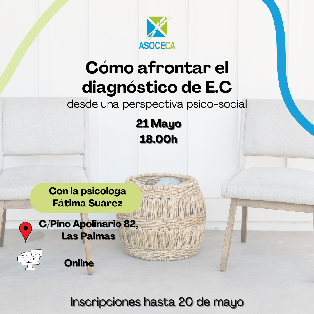 Charla sobre cómo afrontar el diagnóstico de la EC