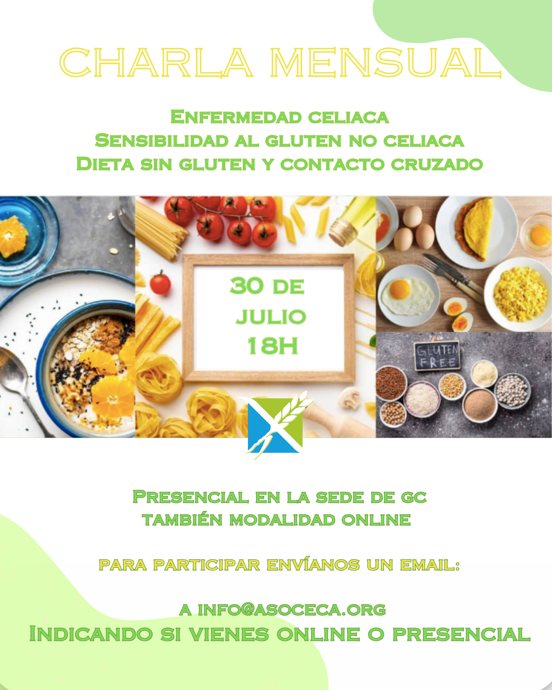 Charla mensual de Julio